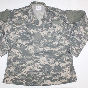 US Military Combat Coat Ripstop 2001 Camo Jacket Size S Small Short Insect Repel